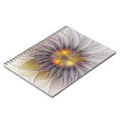 Lumineuze kleurrijke ventilator, Abstract matig fr Notitieboek (Linkerzijde)