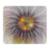 Lumineuze kleurrijke ventilator, Abstract matig fr Snijplank (Voorkant)