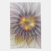 Lumineuze kleurrijke ventilator, Abstract matig fr Theedoek (Verticaal)