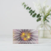 Lumineuze kleurrijke ventilator, Abstract matig fr Visitekaartje (Staand voorkant)