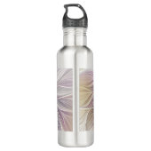 Lumineuze kleurrijke ventilator, Abstract matig fr Waterfles (Achterkant)