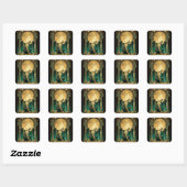 Lumineuze Opstanding Vierkante Sticker (Vel)