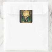 Lumineuze Opstanding Vierkante Sticker (Tas)