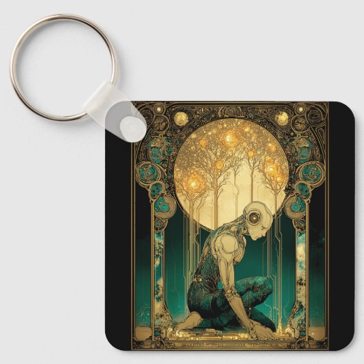 Lumineuze Opstijging Sleutelhanger (Voorkant)