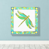 Lumineuze pastolflaag van Vanna Lam Canvas Afdruk (Insitu (Houten vloer))