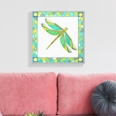 Lumineuze pastolflaag van Vanna Lam Canvas Afdruk (Insitu (Woonkamer))