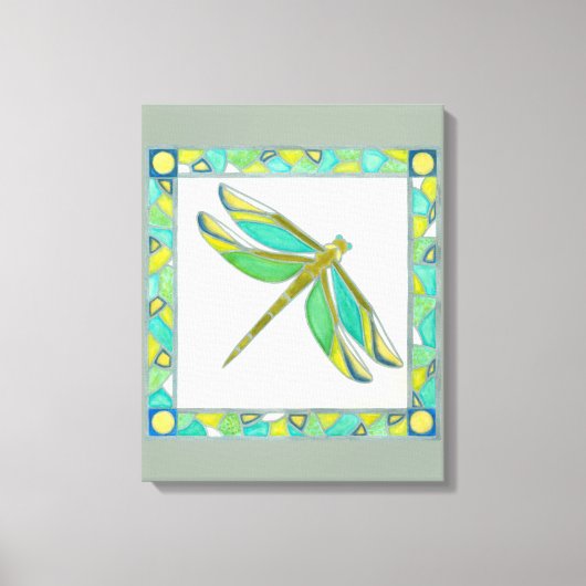 Lumineuze pastolflaag van Vanna Lam Canvas Afdruk (Voorkant)