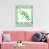Lumineuze pastolflaag van Vanna Lam Canvas Afdruk (Insitu (Woonkamer))