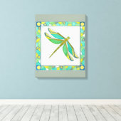 Lumineuze pastolflaag van Vanna Lam Canvas Afdruk (Insitu (Houten vloer))