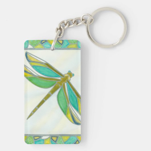 Lumineuze pastolflaag van Vanna Lam Sleutelhanger (achterkant)