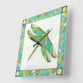 Lumineuze pastolflaag van Vanna Lam Vierkante Klok (Hoek)