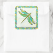 Lumineuze pastolflaag van Vanna Lam Vierkante Sticker (Tas)