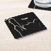 Lumineuze reflectie kartonnen onderzetters (Gebogen)