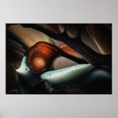 Lumineuze Sci-Fi Abstractie Poster (Voorkant)