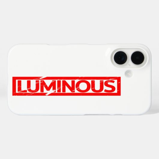 Lumineuze Stempel Case-Mate iPhone Case (Achterkant (horizontaal))