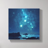 Lumineuze sterren canvas afdruk (Voorkant)