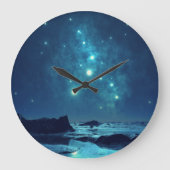Lumineuze sterren grote klok (Voorkant)
