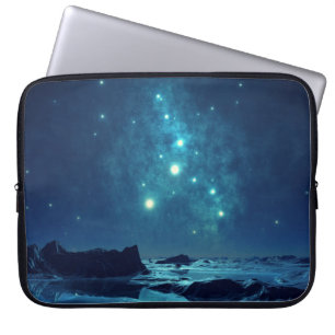 Lumineuze sterren laptop sleeve