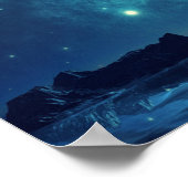 Lumineuze sterren poster (Hoek)