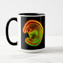 Lumineuze Thermische Gelaagde 3D Abstracte Geometr