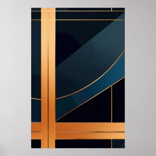 Luminieuze structuur poster (Voorkant)