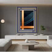 Luminieuze structuur poster