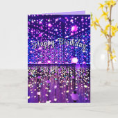 Luminositeit naar Infinity Birthday Kaart (Gele Bloem)