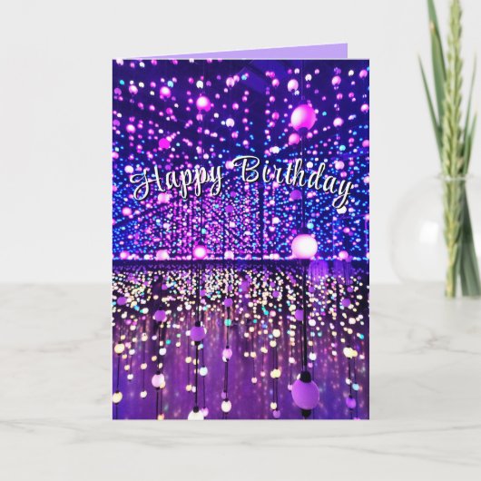 Luminositeit naar Infinity Birthday Kaart (Voorkant)