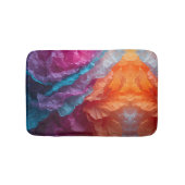 Luminous Abstract Tissue Paper Layers Badmat (Voorkant)
