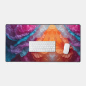 Luminous Abstract Tissue Paper Layers Bureaumat (Keyboard & Muis)