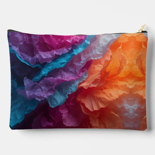 Luminous Abstract Tissue Paper Layers Etui (Achterkant)