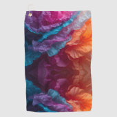 Luminous Abstract Tissue Paper Layers Golfhanddoek (Voorkant)