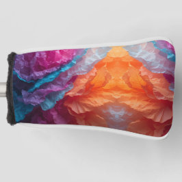 Luminous Abstract Tissue Paper Layers Golfheadcover
