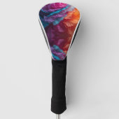 Luminous Abstract Tissue Paper Layers Golfheadcover (Voorkant)