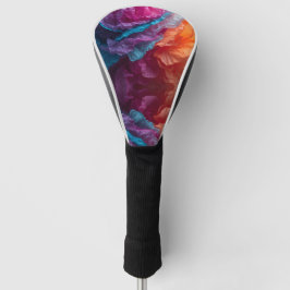 Luminous Abstract Tissue Paper Layers Golfheadcover