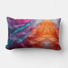 Luminous Abstract Tissue Paper Layers Kussen
