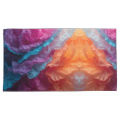 Luminous Abstract Tissue Paper Layers Kussensloop (Voorkant-Rechts)