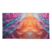 Luminous Abstract Tissue Paper Layers Kussensloop (Achterkant)