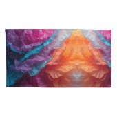 Luminous Abstract Tissue Paper Layers Kussensloop (Achterkant-Rechts)