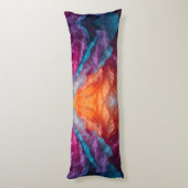 Luminous Abstract Tissue Paper Layers Lichaamskussen (Achterkant (Verticaal))