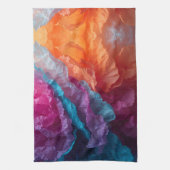 Luminous Abstract Tissue Paper Layers Theedoek (Verticaal)