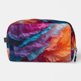 Luminous Abstract Tissue Paper Layers Toilettasje