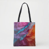 Luminous Abstract Tissue Paper Layers Tote Bag (Voorkant)