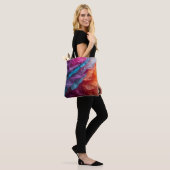 Luminous Abstract Tissue Paper Layers Tote Bag (Op model)