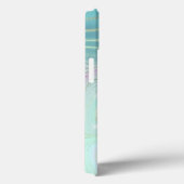 Luminous Aqua Crystal Marble Iridescent Agate Case-Mate iPhone Case (Achterkant / Rechts)