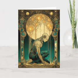 Luminous Ascension Feestdagen Kaart