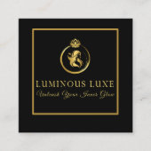 Luminous Beauty Business card Vierkante Visitekaartje (Voorkant)