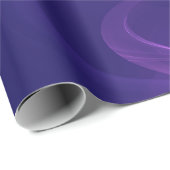 Luminous Blue Paars Dream Abstracte Fractal Art Cadeaupapier (Rol Hoek)
