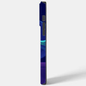 Luminous Blue Paars Dream Abstracte Fractal Art Case-Mate iPhone Case (Achterkant / Links)