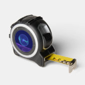 Luminous Blue Paars Dream Abstracte Fractal Art Rolmaat (Hoek)